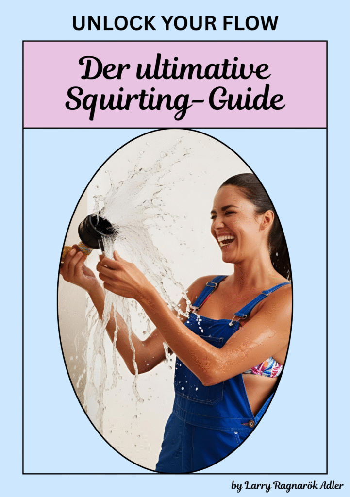 Cover vom Squirting Ratgeber „Unlock your Flow – Der ultimative Guide“ Die weibliche Ejakulation