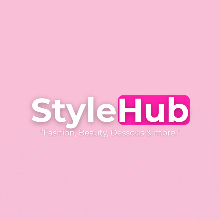 StyleHub Logo in Pastellfarben mit Roségold, Schwarz und Creme – Symbol für Stil, Selbstbewusstsein und sinnliche Mode im PPSHQ Netzwerk